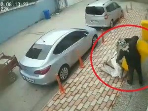 Yok Artık...çöp Konteynerlerini Böyle Çaldı