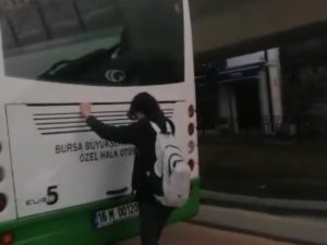 Bursa’da Tehlikeli Yolculuk Kameraya Yansıdı