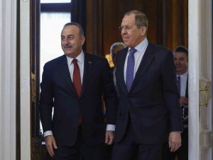 Bakan Çavuşoğlu, Moskova’da Rus Mevkidaşı Lavrov İle Görüştü