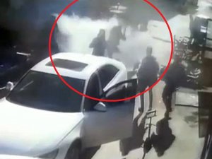 Sobadan Sıçrayan Alevler Hastanelik Etti: O Anlar Kamerada