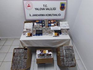 Yalova’da 66 Bin 100 Adet Dolu Makaron Ele Geçirildi