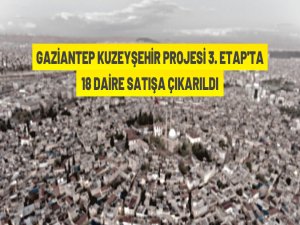 Gaziantep'te daire satış ihalesi