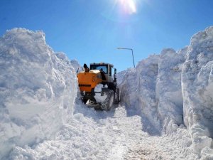 Muş’ta 5 Metrelik Karda Yol Açma Çalışması