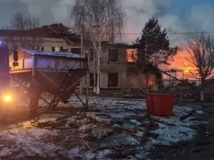 Rusya Harkov Bölgesinde Sivil Yerleşim Yerlerini Vurdu