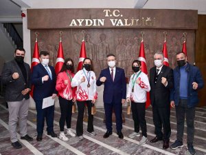 Vali Aksoy, ‘Aydın’ın Demir Yumrukları’ Ağırladı