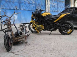 Elazığ’da Tamir Dükkanında Yangın: 400 Bin Liralık Motosikletler Kül Oldu