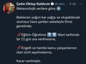 Sakarya’da Eğitime Kar Engeli