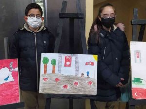 İ̇lkokul Öğrencilerinden Çanakkale Zaferi Sergisi