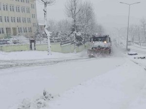 Araçlar Yollarda Kaydı, Düzce Beyaz Örtü İle Kaplandı