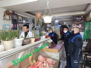 Salihli Zabıtasından Kasap Denetimi