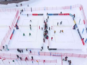 Kar Voleybolu Avrupa Kupası Heyecanı Erciyes’te Başladı