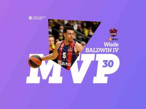 Thy Euroleague’de 30. Haftanın Mvp’si Wade Baldwin