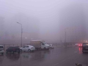 Mardin’de Kar Yağışı Yerini Yoğun Sise Bıraktı