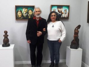 Karaşah Çiftinden “Kadınlar Resim-heykel Sergisi”