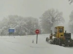 Zonguldak’ta 99 Köyün Yolu Ulaşıma Kapandı