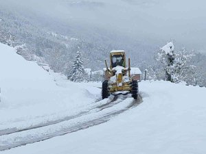 Bartın’da Bin 60 Rakımlı Köyde Kar Kalınlığı 160 Santimetreye Ulaştı