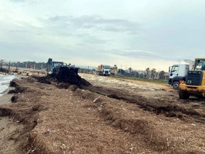 Millet Bahçesi Sahiline Vuran Atıklar Toplandı