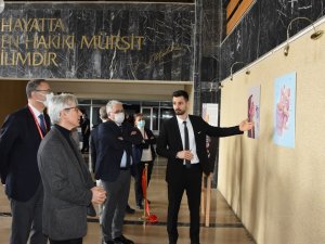 OMÜ Tıp Fakültesi’nde Kişisel Medikal İ̇llüstrasyon Sergisi