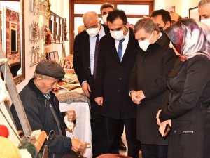 Karaman’da Huzurevi Sakinlerinden ‘Yaşlılar Haftası’ Sergisi