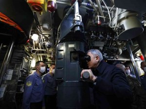Bakan Akar, Milli Atış Sistemi Müren’i Kullandı, Milli Torpido Akya İlk Defa Gerçek Hedefe Atıldı