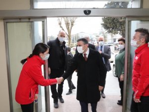 Vali Atay, Kan Merkezinde İncelemelerde Bulundu