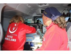 Ambulans Helikopter 22 Günlük Bebek İçin Havalandı