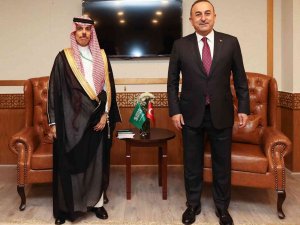 Dışişleri Bakanı Çavuşoğlu, Suudi Arabistan Dışişleri Bakanı Farhan İle Görüştü