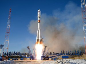 Rusya, Üzerinde Z Harfi Yazan Soyuz Roketini Uzaya Gönderdi