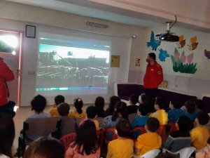 Kırıkkale Belediyesi İ̇tfaiyesinden Öğrencilere Eğitim