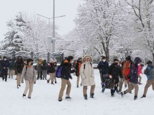 Erzincan’da Kar Yağışı Nedeniyle Bazı Okullarda Eğitime Ara Verildi