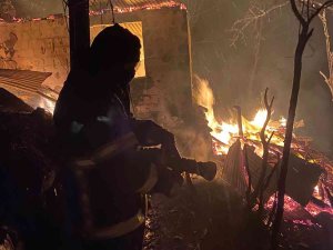 Artvin’de Çıkan Yangında İki Katlı Köy Evi Kullanılamaz Hale Geldi