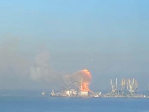 Ukrayna Ordusu Rusya’nın Orsk Gemisini Vurdu