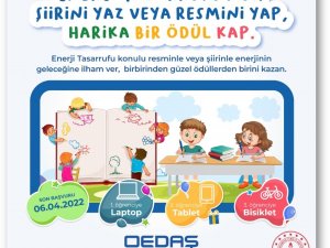 Oedaş Bilecik’te “Enerji Tasarrufu Ve Verimliliği” Konulu Resim Ve Şiir Yarışması Düzenliyor