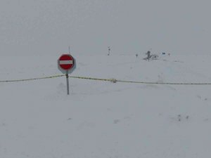Kars-göle Kara Yolu Ulaşıma Kapatıldı