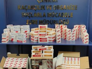 Çankırı’da 52 Bin Kaçak Makaron Ele Geçirildi