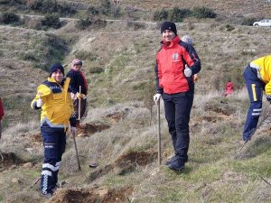 Aydın’da 112 Fidan Toprakla Buluştu