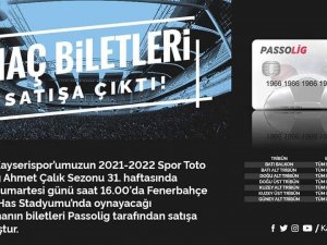 Kayserispor - Fenerbahçe Maçının Bilet Fiyatları Belli Oldu