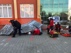 Uzunköprü’de Afet Tatbikatı Gerçekleştirildi