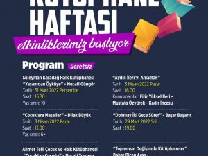 58. Kütüphaneler Haftası Ataşehir’de