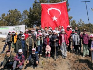 Kütahya’da Bin 500 Fidan Toprakla Buluştu