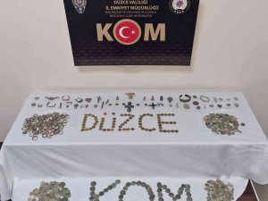 Düzce’de Tarihi Eser Operasyonu: 1 Gözaltı