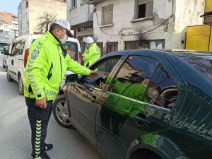 59 Araca 12 Bin 700 Lira Para Cezası Yazıldı, 5 Araç Trafikten Men Edildi