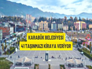 Karabük Belediye Başkanlığı'ndan kiralık ticarethaneler