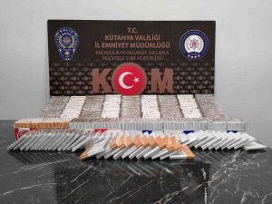 Kütahya’da 16 Bin 220 Adet Makaron Ele Geçirildi