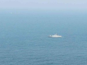 İ̇stanbul Boğazı’nın Girişinde Mayın Arama Çalışmaları Havadan Görüntülendi