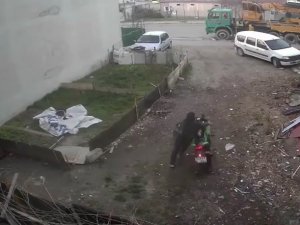 Motosiklet Hırsızı Kamerada