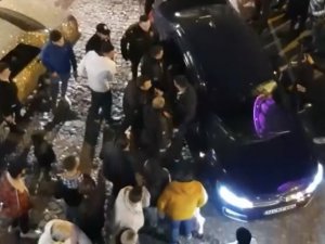 Galata’da Hareketli Dakikalar: Yol Kapatan Magandalara Polis Müdahale Etti