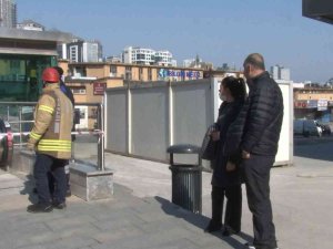 Ümraniye’de Metro İstasyonunda Yangın Paniği: Seferler Durduruldu
