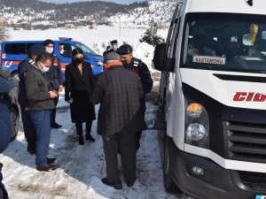 Ağlı Kaymakamı Kazanasmaz’dan Denetim Noktalarına Ziyaret