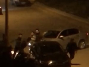 Trafikte Başlayan Tartışma Kavgaya Dönüştü... O Anlar Kamerada